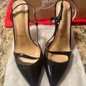 Christian Louboutin Black Patent Leather Heels